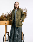 PAS DE CALAIS Cotton Grosgrain Hunting Jacket