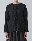 PAS DE CALAIS Refined Wool Gauze Cardigan Jacket