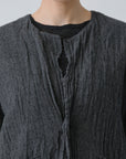 PAS DE CALAIS Refined Wool Gauze Cardigan Jacket
