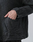 PAS DE CALAIS Refined Wool Gauze Cardigan Jacket