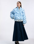 PAS DE CALAIS Natural Denim Skirt
