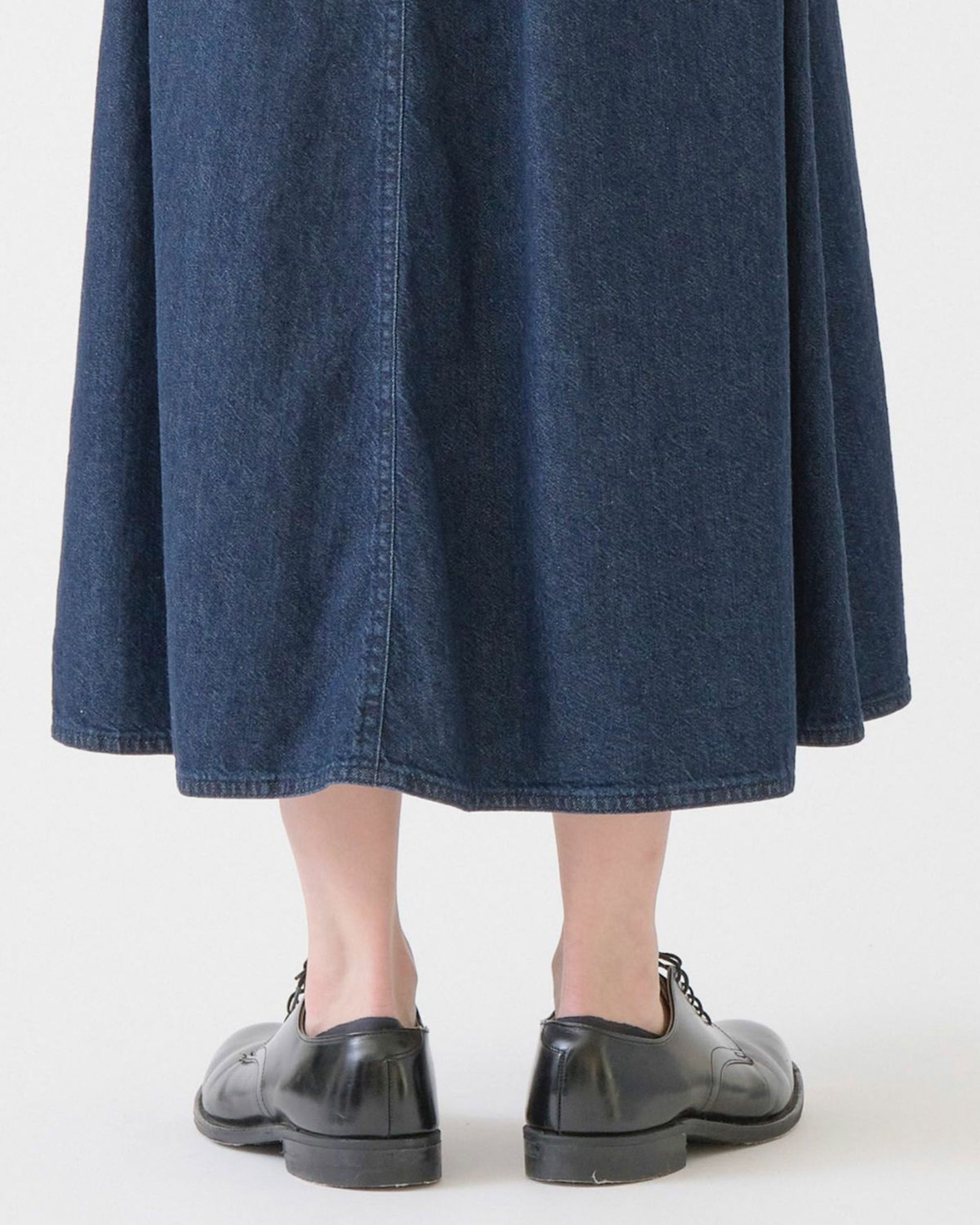PAS DE CALAIS Natural Denim Skirt