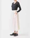 PAS DE CALAIS Botanical Dye Cotton Silk Lawn Long Skirt