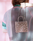 Cuori Perla Glitter Crossbody Wirebag