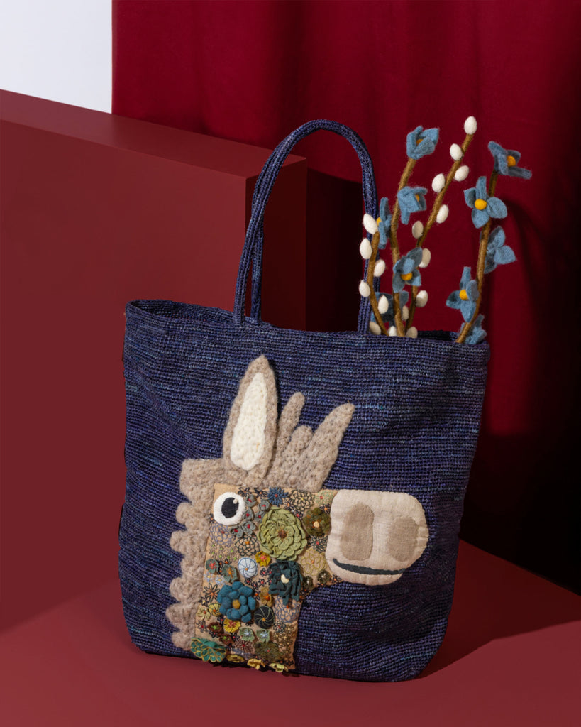 SOPHIE DIGARD Exclusive Year Of Horse Raffia Bag