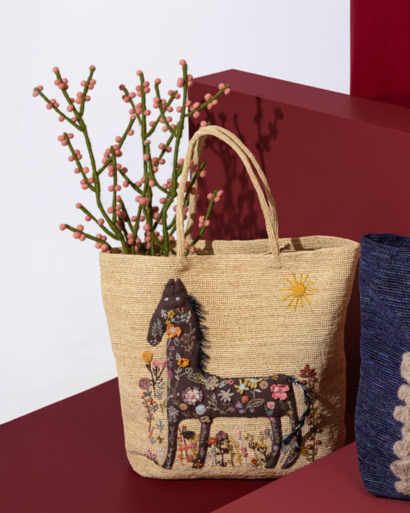 SOPHIE DIGARD Exclusive Year Of Horse Wool Bag
