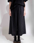 Border Fringe Wide Leg Pants