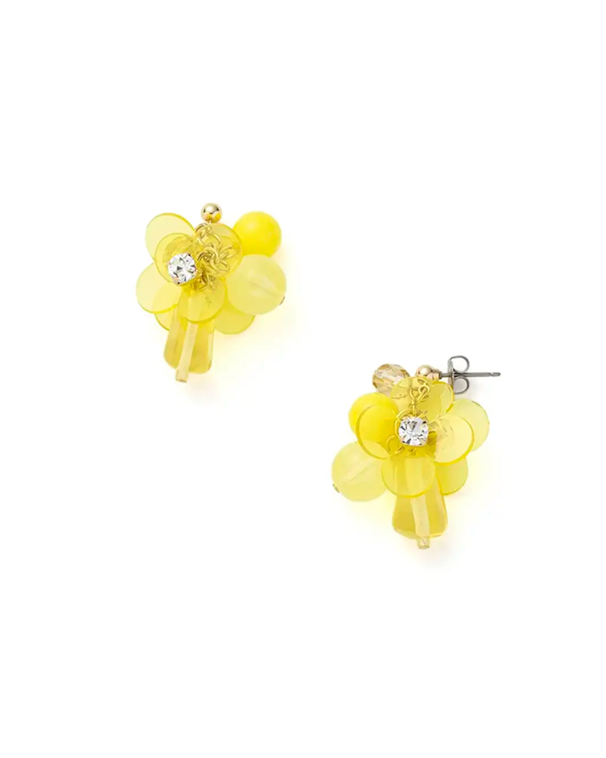 Vendome Flower Pierced Earrings