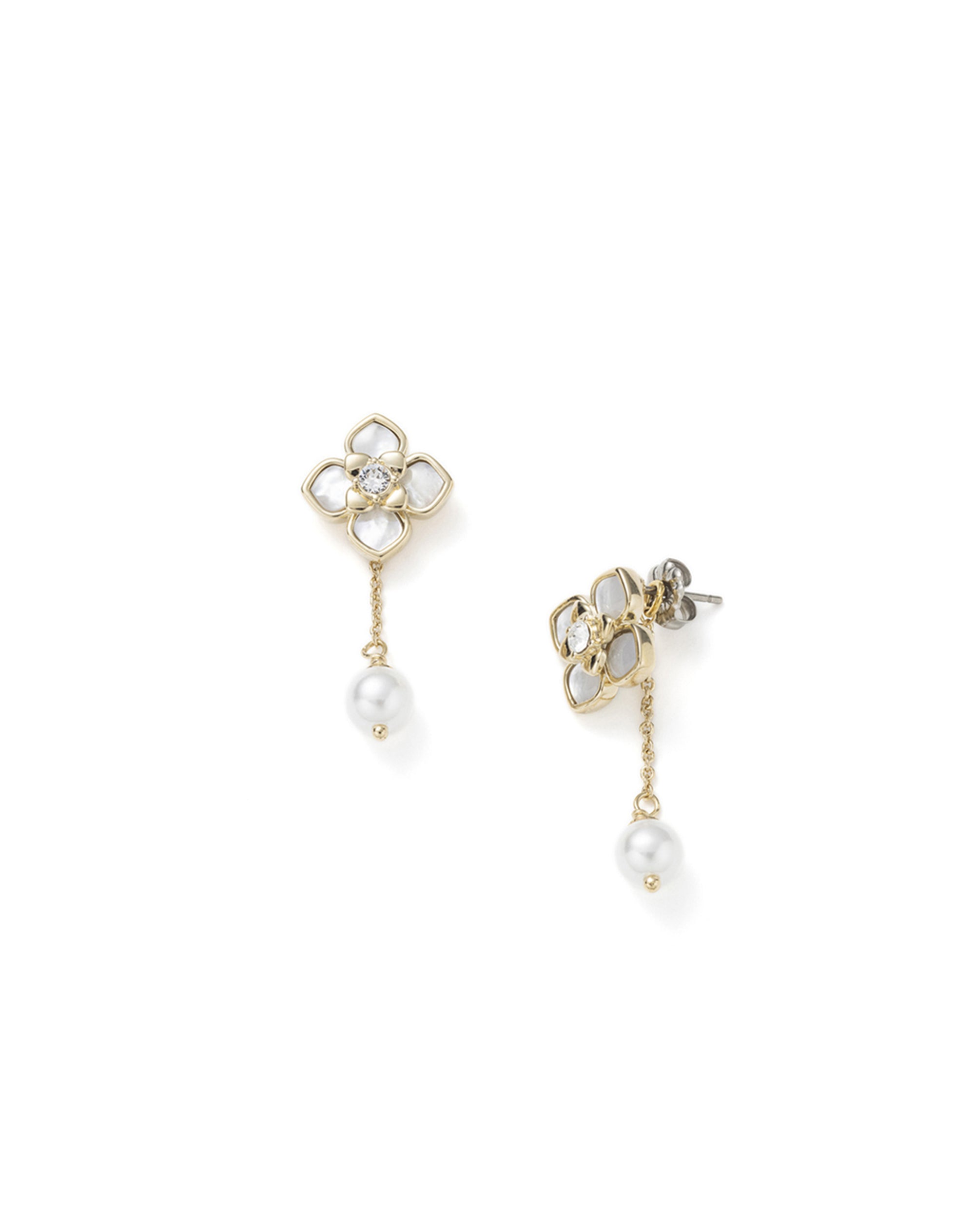 Vendome Christmas Rose Pierced Earring