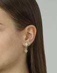 Vendome Osmanthus Coloratus Pierced Earrings