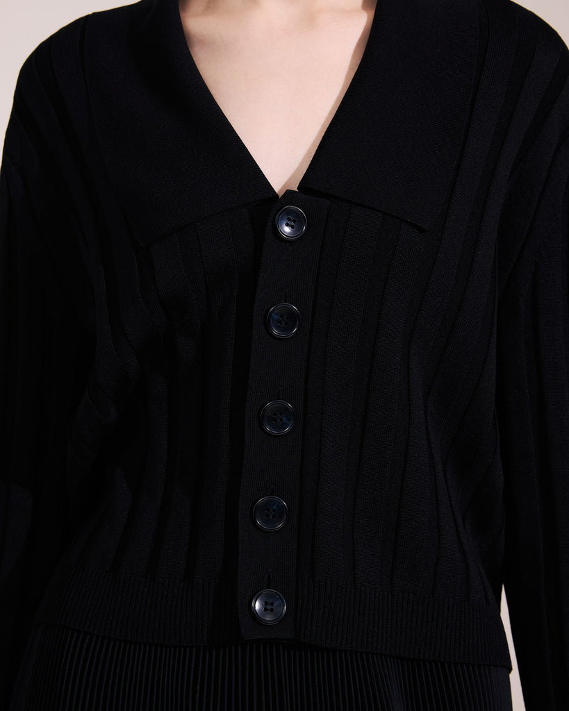 BOUSSOLE Cupro Knit Cardigan