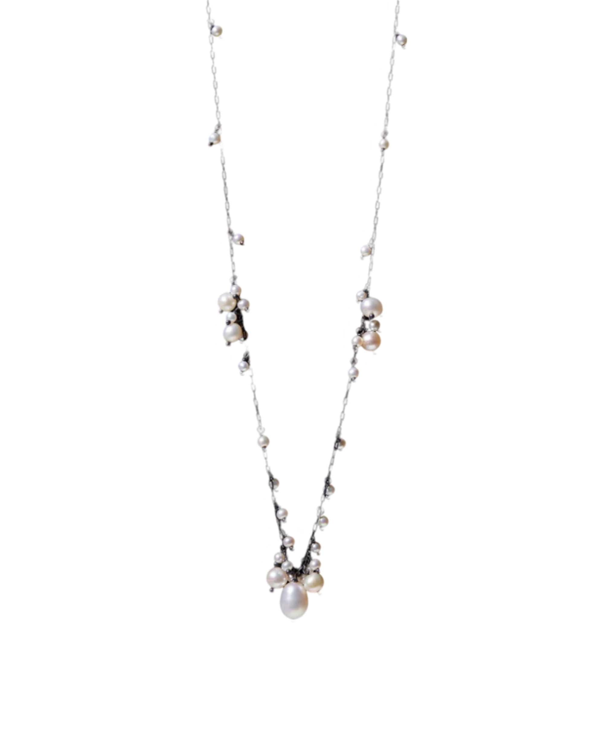 TEN THOUSAND THINGS Multi Cluster Fresh Water Pearl Necklace