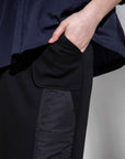 Air Compact Jean Like Pocket Pencil Skirt