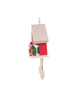 ULBRICHT Cuckoo Clock Red With Santa Ornament