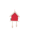 ULBRICHT Cuckoo Clock Red With Santa Ornament