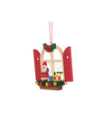 ULBRICHT Advent Window Santa Ornament