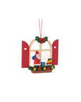 ULBRICHT Advent Window Santa Ornament