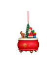 ULBRICHT Music Box Red With Santa Ornament