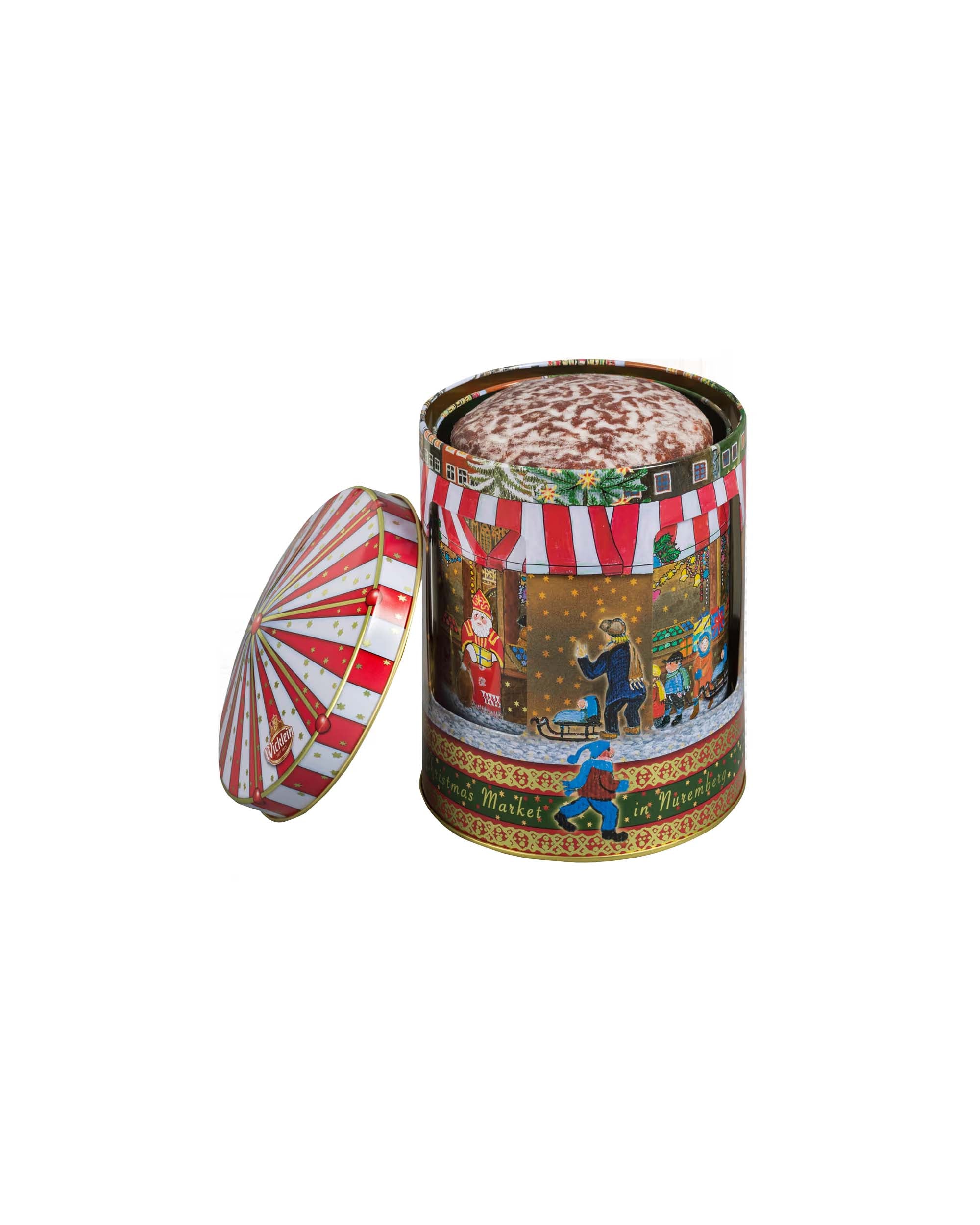 WICKLEIN Music Box Rotary Tin Cookies